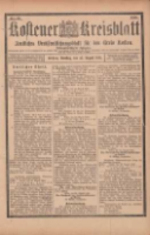 Kostener Kreisblatt: amtliches Ver&ouml;ffentlichungsblatt f&uuml;r den Kreis Kosten 1901.08.27 Jg.36 Nr69