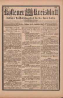 Kostener Kreisblatt: amtliches Veröffentlichungsblatt für den Kreis Kosten 1901.09.17 Jg.36 Nr75