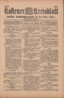 Kostener Kreisblatt: amtliches Veröffentlichungsblatt für den Kreis Kosten 1901.09.27 Jg.36 Nr78