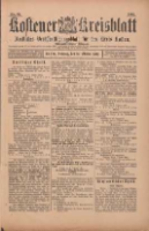 Kostener Kreisblatt: amtliches Veröffentlichungsblatt für den Kreis Kosten 1901.10.15 Jg.36 Nr83
