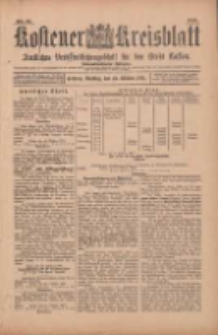 Kostener Kreisblatt: amtliches Ver&ouml;ffentlichungsblatt f&uuml;r den Kreis Kosten 1901.10.22 Jg.36 Nr85