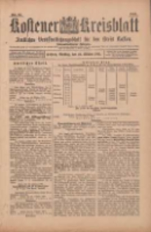 Kostener Kreisblatt: amtliches Veröffentlichungsblatt für den Kreis Kosten 1901.10.22 Jg.36 Nr85