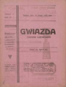 Gwiazda: tygodnik narodowy ilustrowany 1923.02.18 R.22 Nr7