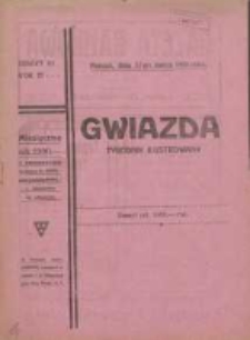 Gwiazda: ilustrowany tygodnik popularny, poświęcony nauce, literaturze, sztuce, sprawom społecznym, godziwej rozrywce 1923.03.11 R.22 Nr10