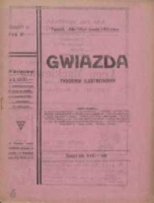 Gwiazda: ilustrowany tygodnik popularny, poświęcony nauce, literaturze, sztuce, sprawom społecznym, godziwej rozrywce 1923.03.18 R.22 Nr11