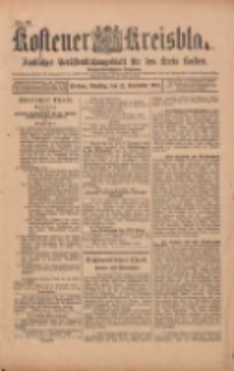 Kostener Kreisblatt: amtliches Veröffentlichungsblatt für den Kreis Kosten 1901.11.12 Jg.36 Nr91