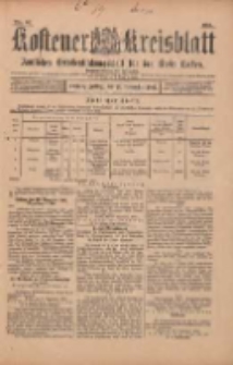 Kostener Kreisblatt: amtliches Veröffentlichungsblatt für den Kreis Kosten 1901.11.15 Jg.36 Nr92