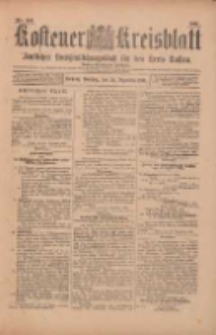 Kostener Kreisblatt: amtliches Ver&ouml;ffentlichungsblatt f&uuml;r den Kreis Kosten 1901.12.24 Jg.36 Nr103