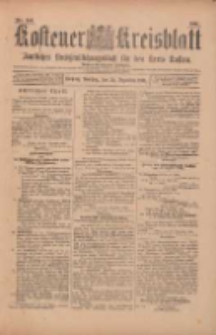 Kostener Kreisblatt: amtliches Veröffentlichungsblatt für den Kreis Kosten 1901.12.24 Jg.36 Nr103