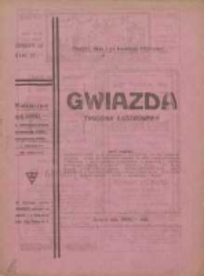 Gwiazda: ilustrowany tygodnik popularny, poświęcony nauce, literaturze, sztuce, sprawom społecznym, godziwej rozrywce 1923.04.01 R.22 Nr13