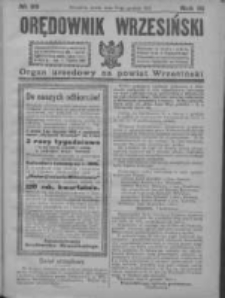 Orędownik Wrzesiński 1921.12.14 R.3 Nr99