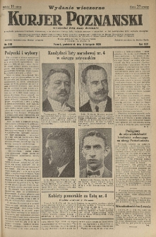 Kurier Poznański 1930.11.10 R.25 nr 519