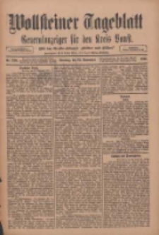 Wollsteiner Tageblatt: Generalanzeiger für den Kreis Bomst: mit der Gratis-Beilage: "Blätter und Blüten" 1910.09.27 Nr226