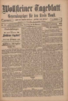 Wollsteiner Tageblatt: Generalanzeiger für den Kreis Bomst: mit der Gratis-Beilage: "Blätter und Blüten" 1910.09.29 Nr228