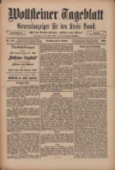 Wollsteiner Tageblatt: Generalanzeiger für den Kreis Bomst: mit der Gratis-Beilage: "Blätter und Blüten" 1910.10.04 Nr232
