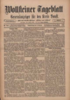 Wollsteiner Tageblatt: Generalanzeiger für den Kreis Bomst: mit der Gratis-Beilage: "Blätter und Blüten" 1910.10.06 Nr234