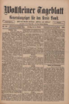 Wollsteiner Tageblatt: Generalanzeiger für den Kreis Bomst: mit der Gratis-Beilage: "Blätter und Blüten" 1910.10.14 Nr241