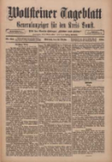 Wollsteiner Tageblatt: Generalanzeiger für den Kreis Bomst: mit der Gratis-Beilage: "Blätter und Blüten" 1910.10.19 Nr245
