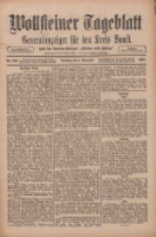 Wollsteiner Tageblatt: Generalanzeiger für den Kreis Bomst: mit der Gratis-Beilage: "Blätter und Blüten" 1910.11.08 Nr262