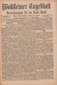 Wollsteiner Tageblatt: Generalanzeiger für den Kreis Bomst: mit der Gratis-Beilage: "Blätter und Blüten" 1910.11.24 Nr275