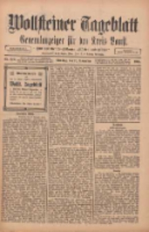 Wollsteiner Tageblatt: Generalanzeiger für den Kreis Bomst: mit der Gratis-Beilage: "Blätter und Blüten" 1910.11.29 Nr279
