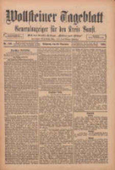 Wollsteiner Tageblatt: Generalanzeiger für den Kreis Bomst: mit der Gratis-Beilage: "Blätter und Blüten" 1910.11.30 Nr280