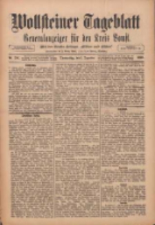 Wollsteiner Tageblatt: Generalanzeiger f&uuml;r den Kreis Bomst: mit der Gratis-Beilage: "Bl&auml;tter und Bl&uuml;ten" 1910.12.01 Nr281