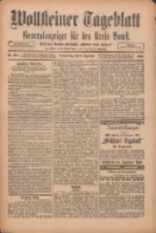 Wollsteiner Tageblatt: Generalanzeiger für den Kreis Bomst: mit der Gratis-Beilage: "Blätter und Blüten" 1910.12.08 Nr287
