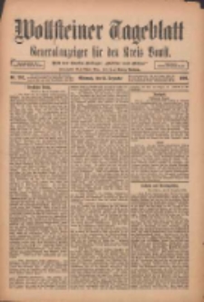 Wollsteiner Tageblatt: Generalanzeiger für den Kreis Bomst: mit der Gratis-Beilage: "Blätter und Blüten" 1910.12.14 Nr292