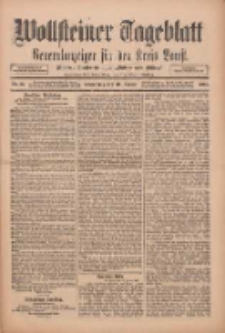 Wollsteiner Tageblatt: Generalanzeiger für den Kreis Bomst: mit der Gratis-Beilage: "Blätter und Blüten" 1911.01.19 Nr16