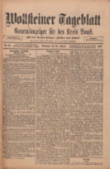 Wollsteiner Tageblatt: Generalanzeiger für den Kreis Bomst: mit der Gratis-Beilage: "Blätter und Blüten" 1911.01.24 Nr20
