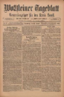 Wollsteiner Tageblatt: Generalanzeiger für den Kreis Bomst: mit der Gratis-Beilage: "Blätter und Blüten" 1911.01.26 Nr22