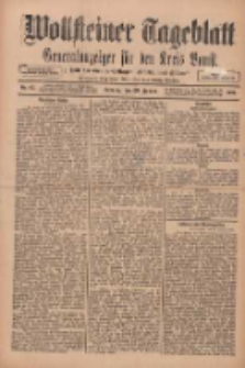 Wollsteiner Tageblatt: Generalanzeiger für den Kreis Bomst: mit der Gratis-Beilage: "Blätter und Blüten" 1911.01.29 Nr25