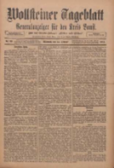 Wollsteiner Tageblatt: Generalanzeiger für den Kreis Bomst: mit der Gratis-Beilage: "Blätter und Blüten" 1911.02.15 Nr39