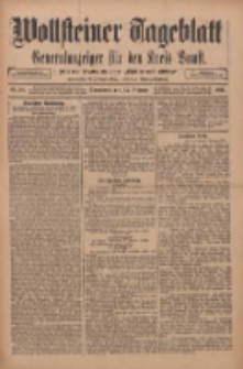 Wollsteiner Tageblatt: Generalanzeiger für den Kreis Bomst: mit der Gratis-Beilage: "Blätter und Blüten" 1911.02.25 Nr48