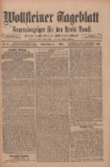 Wollsteiner Tageblatt: Generalanzeiger f&uuml;r den Kreis Bomst: mit der Gratis-Beilage: "Bl&auml;tter und Bl&uuml;ten" 1911.03.09 Nr58