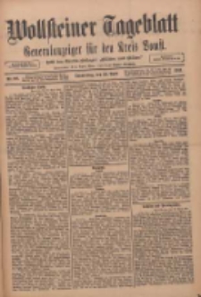 Wollsteiner Tageblatt: Generalanzeiger für den Kreis Bomst: mit der Gratis-Beilage: "Blätter und Blüten" 1911.04.20 Nr92