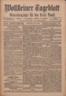 Wollsteiner Tageblatt: Generalanzeiger für den Kreis Bomst: mit der Gratis-Beilage: "Blätter und Blüten" 1911.05.11 Nr110