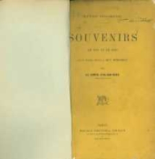 Souvenirs de 1847 et de 1848 pour faire suite a Mes mémoires