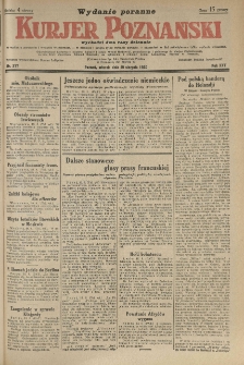 Kurier Poznański 1930.08.19 R.25 nr 377