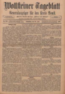 Wollsteiner Tageblatt: Generalanzeiger für den Kreis Bomst: mit der Gratis-Beilage: "Blätter und Blüten" 1911.07.22 Nr170