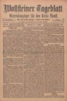 Wollsteiner Tageblatt: Generalanzeiger für den Kreis Bomst: mit der Gratis-Beilage: "Blätter und Blüten" 1911.08.02 Nr179