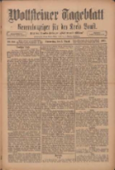 Wollsteiner Tageblatt: Generalanzeiger für den Kreis Bomst: mit der Gratis-Beilage: "Blätter und Blüten" 1911.08.03 Nr180