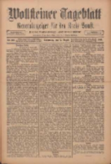 Wollsteiner Tageblatt: Generalanzeiger für den Kreis Bomst: mit der Gratis-Beilage: "Blätter und Blüten" 1911.08.17 Nr192