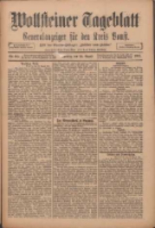 Wollsteiner Tageblatt: Generalanzeiger für den Kreis Bomst: mit der Gratis-Beilage: "Blätter und Blüten" 1911.08.20 Nr195