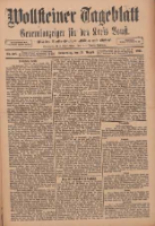 Wollsteiner Tageblatt: Generalanzeiger für den Kreis Bomst: mit der Gratis-Beilage: "Blätter und Blüten" 1911.08.24 Nr198