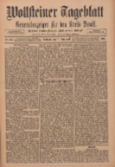 Wollsteiner Tageblatt: Generalanzeiger für den Kreis Bomst: mit der Gratis-Beilage: "Blätter und Blüten" 1911.09.13 Nr215