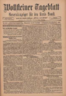 Wollsteiner Tageblatt: Generalanzeiger für den Kreis Bomst: mit der Gratis-Beilage: "Blätter und Blüten" 1911.09.16 Nr218