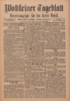 Wollsteiner Tageblatt: Generalanzeiger für den Kreis Bomst: mit der Gratis-Beilage: "Blätter und Blüten" 1911.10.19 Nr246