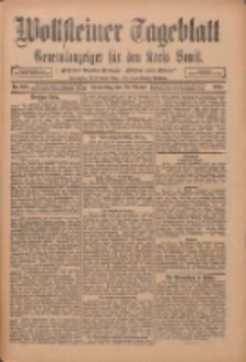 Wollsteiner Tageblatt: Generalanzeiger für den Kreis Bomst: mit der Gratis-Beilage: "Blätter und Blüten" 1911.10.26 Nr252